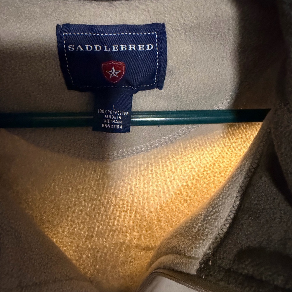 Saddlebred Light Tan Fleece Outerwear